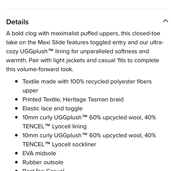 UGG Women’s Maxi Heritage Braid Clog - Picture 8 of 16